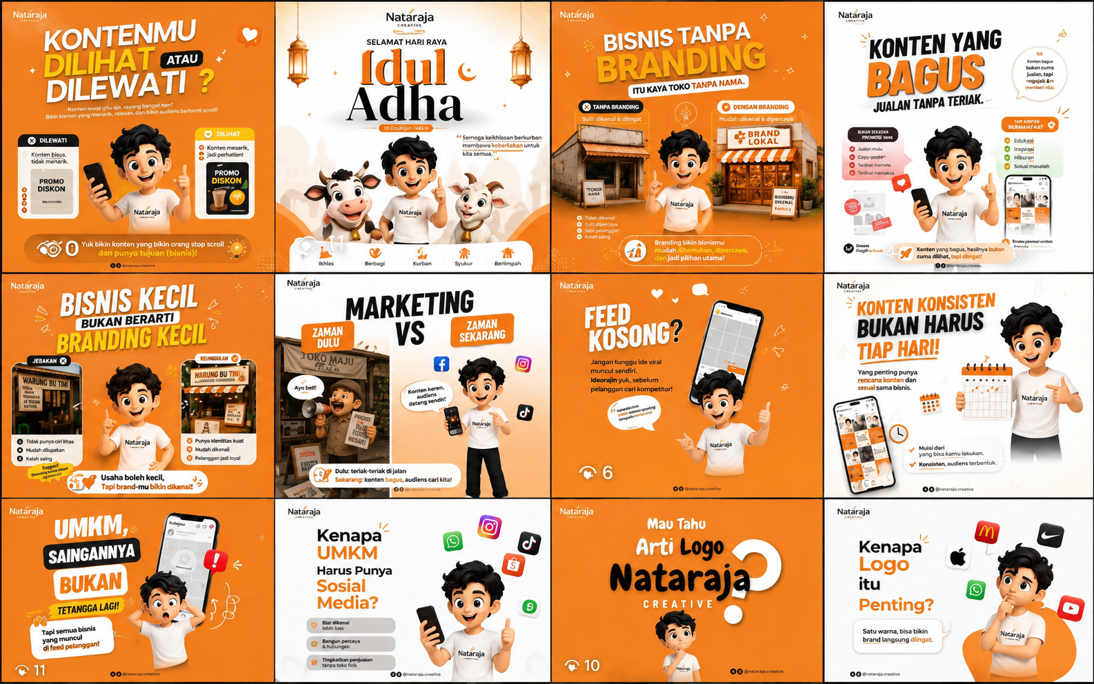 Desain Feed Instagram Nataraja Creative